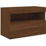  Zidni TV ormarić s LED svjetlima boja hrasta 60x30x40 cm | shoptok.hr