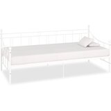 vidaXL posteljni okvir za dnevno posteljo bel kovinski 90x200 cm Cene
