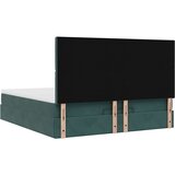  Okvir kreveta s madracima tamnozeleni 180x200cm baršunasti | shoptok.hr