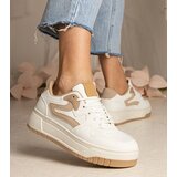 Gemre White women's sports sneakers Seisha | Shoptok.si