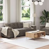  2-delni sedežni set z blazinami v temno sivi umetni usnjeni preobleki, (22054580) | Shoptok.si