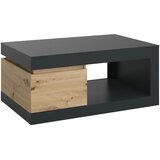 Modern Living Klubska Miza Luci, Antracit, Barva Hrasta Cene