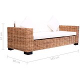  Trosjed Sofa Prirodni Ratan | shoptok.hr