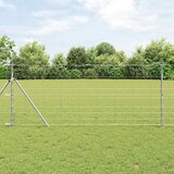 vidaXL ograja za polje 1x50 m pocinkano jeklo | Shoptok.si