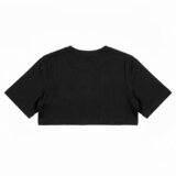 Adidas Majice s kratkimi rokavi SATIN EMBROIDERY CROPPED GRAPHIC T-SHIRT Črna | Shoptok.si