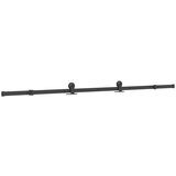 vidaXL Drsna vrata s kompletom vodil 95x210 cm trdna borovina | Shoptok.si