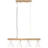  Stropna svetilka bela E27 mangov les | Shoptok.si