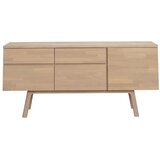 Rowico Komoda od punog hrasta u svijetloj prirodnoj boji 170x77x42 cm Cleardale – | shoptok.hr