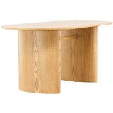 Venture Home Isolde ovalni blagovaonski stol 180 × 90 cm, prirodna boja drva | shoptok.hr