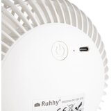  baterija. Ventilator od 1200 mAh s usb spojnicom bijele boje | shoptok.hr