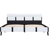  Okvir za krevet od umjetne kože LED bijeli 160 x 200 cm | shoptok.hr