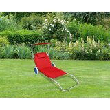 Gardenson Vrtni Ležalnik Bindox, Rdeča | Shoptok.si