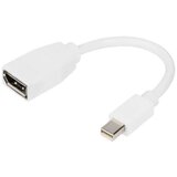Digitus adapter DisplayPort utikač, Mini DisplayPort utikač 0.15 m bijela DB-340405-001-W DisplayPort kabel | Eponuda.ba