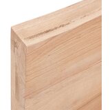 Stenska polica svetlo rjava 60x10x6 cm trdna hrastovi | Shoptok.si