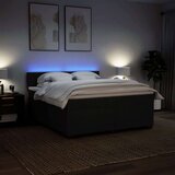  Krevet s oprugama i madracem crni 180x200 cm od tkanine | shoptok.hr