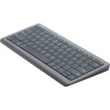 Prestigio Click&amp;Touch, wireless multimedia keyboard for Smart-TV with touchpad embedded into keys, auto-switch between keyboard and touchpad, connect to 5 devices via Bluetooth, USB dongle and Type-C, LED status indicators, built-in battery, space grey color | shoptok.hr