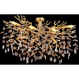 Globo 64138D1G - Luster na šipci QUEENA 7xE14/40W/230V zlatna | Eponuda.com
