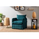 Atelier Del Sofa Fotelja na rasklapanje Saga Single, 68x70x66 cm, Petrolej | Eponuda.ba