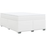  Krevet s oprugama i madracem bijeli 140x190 cm od umjetne kože | shoptok.hr