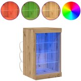  Sideboard s LED svjetlima u umjetničkom hrastu 41x37x67 cm | shoptok.hr