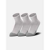 Under Armour Socks UA Heatgear Quarter 3pk-WHT - unisex Cijene
