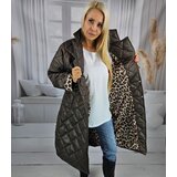 Pri Women's long transitional quilted warm camouflage coat BIANCA | Shoptok.si
