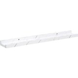  Polica na zidu s policom 4 pcs Bijeli mramor 60 x 9 x 3 cm | shoptok.hr