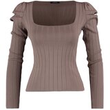 Trendyol Ženski džemper Basic siva | braon | krem | ePonuda.com