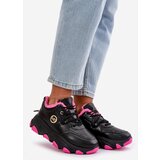 Boto Warm Women's Sports Shoes Lace-up Platform Black Bialoa | ePonuda.com