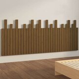  Zidno uzglavlje boja meda 204x3x80 cm masivna borovina | shoptok.hr