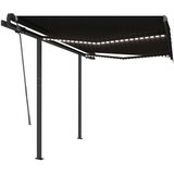  Tenda na ručno uvlačenje s LED svjetlima 3 5 x 2 5 m antracit | shoptok.hr