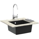  Umivaonik Crna 430 x 460 mm 80% kvarc i 20% smola | shoptok.hr