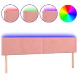  The Living Store LED posteljno vzglavje roza 160x5x78/88 cm žamet - LED Vzglavje, (21445607) | Shoptok.si