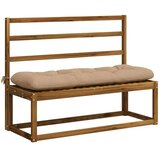  Jastučić za klupu VIANEN 100% poliester Pijesak - Pijesak 110 x 40 x 12 cm | shoptok.hr
