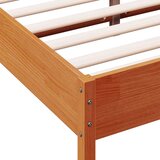  Okvir kreveta voštano smeđi 120 x 200 cm od masivne borovine | shoptok.hr