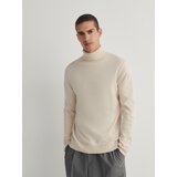 Reserved - Pamučna dolčevita - bež | shoptok.hr