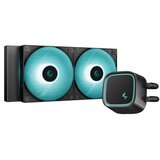 DeepCool Komplet za tekočinsko hlajenje AIO Liquid Cooler LE500 Marrs, 240mm, LED, črn | Shoptok.si