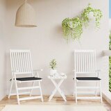  Jastuci za vrtne stolice 2 kom crni 50x50x4 cm tkanina Oxford | shoptok.hr