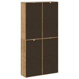  Bočni ormarići 4 kom ODDA 40x24x79 cm puno drvo bor | shoptok.hr