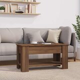  Stolić za kavu smeđa boja hrasta 101x49x52 cm konstruirano drvo | shoptok.hr