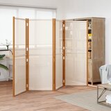 Sobna pregrada s 4 panela krem bijela 280 x 180 cm | shoptok.hr