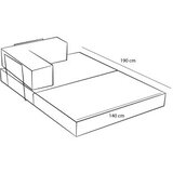 Atelier Del Sofa Dvosjed Comfort, 140 x 75 x 95 cm, Siva | Eponuda.ba