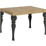 Itamoby   Paxon (80x120/204 cm) - hrast, barva nog: antracit - raztegljiva jedilna miza, (20842628) | Shoptok.si