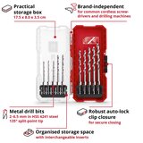 Einhell Set svedrov za kovino S-Box (10 kos) | Shoptok.si