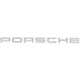 Porsche Samolepilni emblem značka 35x2 cm srebrna, (21215288)