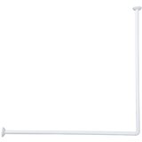  DRŽAČ ZAVJESE ZA KADU KUTNI 90X90 CM BIJELA TENDANCE | shoptok.hr