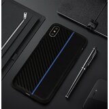 Moto CARBON MASKICA ZA SAMSUNG GALAXY A6 2018 CRNA S PLAVOM TRAKOM | shoptok.hr