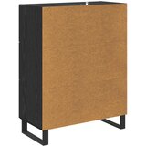 Kreveta Crni hrast 69,5 x 34 x 90 cm Obrađeno drvo i čelik | shoptok.hr