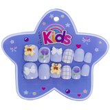 VELNEA KIDS samolepljivi noktići ljubičasti meda 12kom Cene