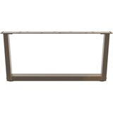  Noge za klub stolić V-oblik 2 kom Prirodni čelik 70 x (30-31,3) cm Čelik | shoptok.hr